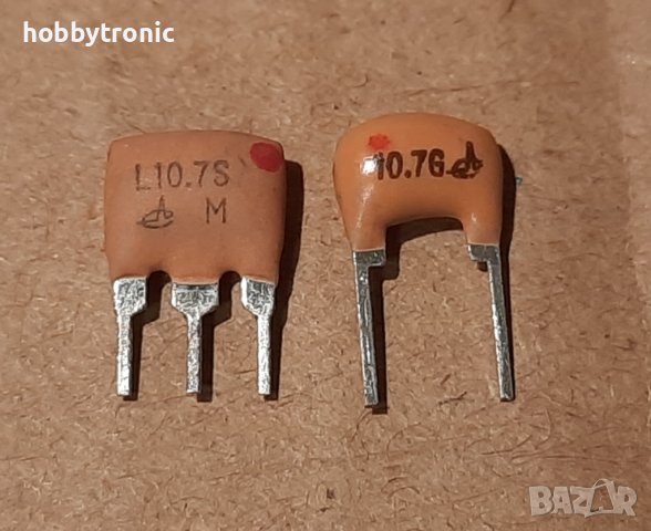 10.7MHz пиезокерамичен филтър, дискриминатор , снимка 2 - Друга електроника - 40524141