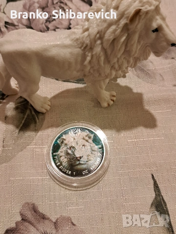 Красива сребърна монета от Канада, 100 бр. за цял свят., снимка 2 - Нумизматика и бонистика - 53336842