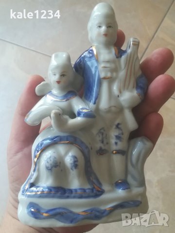 Порцеланова статуетка. Фигура. Ръчно изработена. Сувенир. Порцелан. Vintage. Hand made. Ретро., снимка 12 - Антикварни и старинни предмети - 33670750