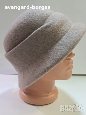Дамска шапка,вълнен лукс -226 Касторен плат, снимка 4 - Шапки - 52214031