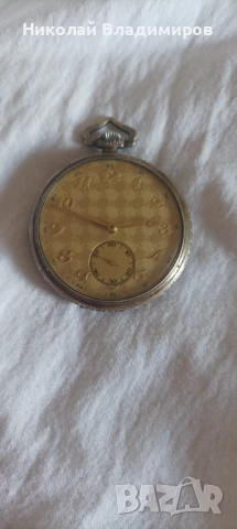 Anker L.W.C. pocket watch сребърен джобен часовни, снимка 1
