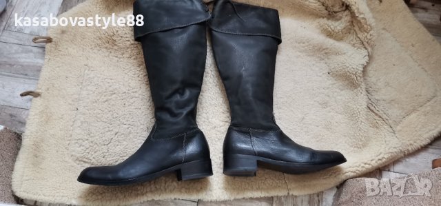 Високи Ботуши Естествена кожа 39н., снимка 8 - Дамски ботуши - 43316448