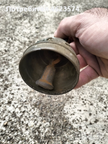 Бронзова камбана, снимка 3 - Антикварни и старинни предмети - 52062699