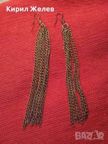 ФЕЕРИЧНИ ВИНТИДЖ АРТ СТИЛ ЗЛАТИСТИ ОБЕЦИ от БЛАГОРОДНА СТОМАНА 47409, снимка 7 - Обеци - 47316247