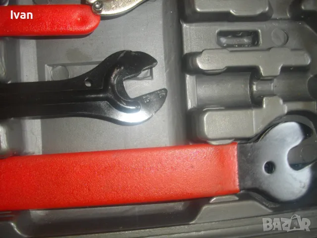 ИНСТРУМЕНТИ ЗА РЕМОНТ НА ВЕЛОСИПЕДИ Специализиран немски комплект Powrfix Непълен, снимка 9 - Други инструменти - 47799421