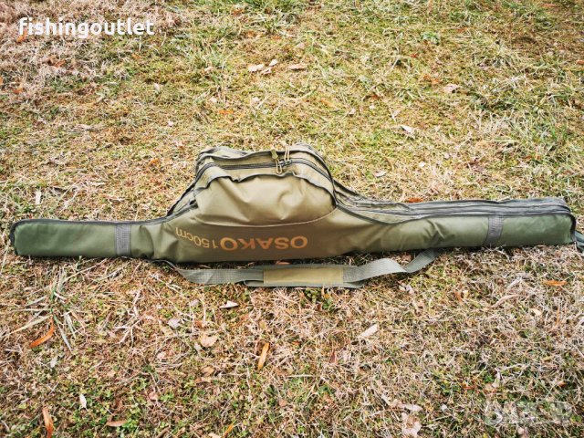 Двоен шарански калъф подходящ за голями макари, 150см, снимка 9 - Такъми - 44085834