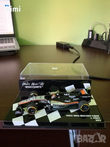 продавам колекция формула 1 на Sergio Perez minichamps 1.43, снимка 3 - Колекции - 53487638