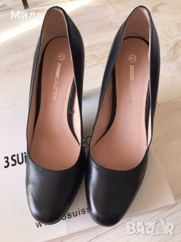 Черни обувки 3Suisses colection france, снимка 2 - Дамски обувки на ток - 40362729