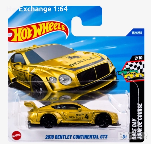 Hot wheels 2018 BENTLEY CONTINENTAL GT3