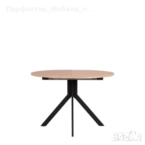 Разтегателна елипса 110 до 140 см.компактна икономична трапезна маса с избор на плот по поръчка, снимка 7 - Маси - 47448566