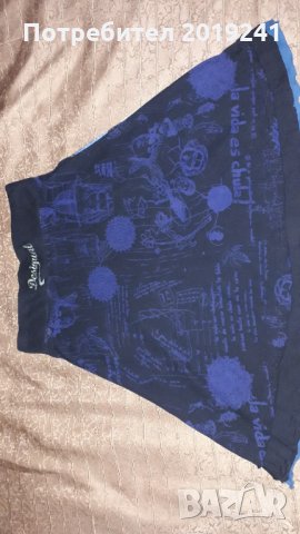 Синя пола Desigual , снимка 2 - Поли - 33031263