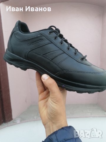стилни туристически , градски кожени обувки Lowa Abaco Lo  номер 48 1/2 