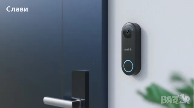 Reolink Video Doorbell Wifi Видео звънец за врата , черен, бял, снимка 10 - HD камери - 49957486