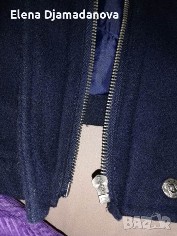 Мъжко яке от вълнен плат с цип и копчета+подарък бельо , снимка 8 - Якета - 39395752
