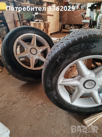 Алум.джанти R16 5х114"3 с мн.добри зимни гуми, снимка 3 - Гуми и джанти - 52925756