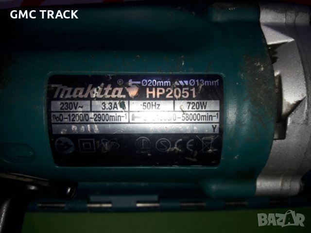 Електрическа дрелка MAKITA  HP2051 720W, снимка 2 - Бормашини - 27902401