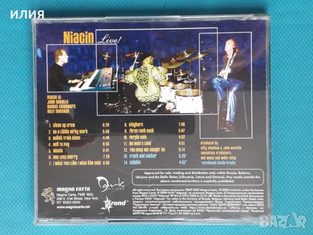 Niacin – 1997 - Live! Blood, Sweat & Beers(Irond – IROND CD 08-DD595)(Fusion), снимка 6 - CD дискове - 43709195