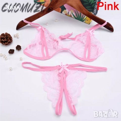 Секси бельо в бяло,черно, розово, лилаво и червено, снимка 4 - Бельо - 34954434