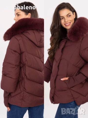 Дамско ватирано зимно яке, 5цвята , снимка 16 - Якета - 51827113