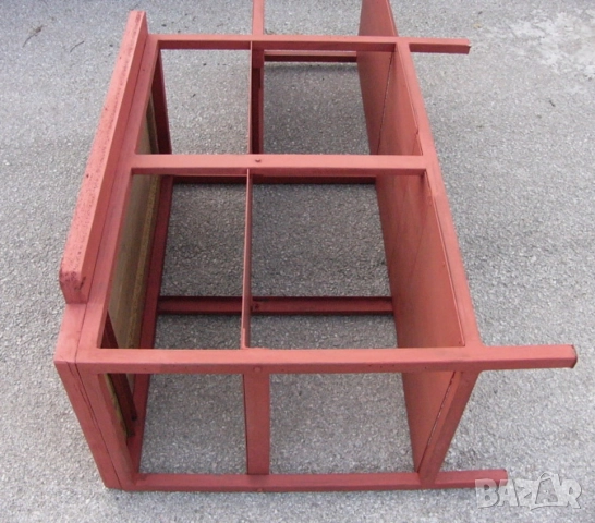 Професионална Метална Шлосерска Работна МАСА 166x57x87 см Дървен Плот Тезгях Стелажи Рафтове БАРТЕР, снимка 4 - Други инструменти - 51946728