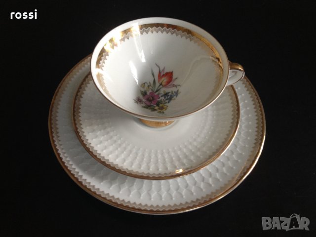 Vintage. Ново трио от Winterling Bavaria за кафе/чай и десерт, чаша и 2 чинии, сервиз, сет, чиния, снимка 11 - Антикварни и старинни предмети - 33395201