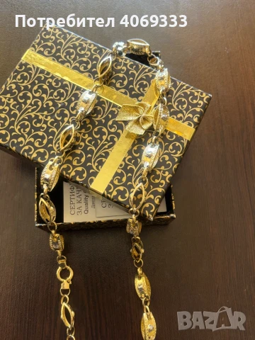 Златен ланец 17.48гр 14к 64см, снимка 5 - Колиета, медальони, синджири - 50691065