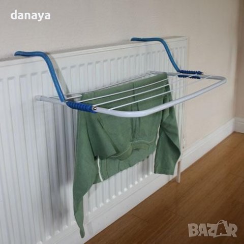 1907 Сушилник за радиатор балкон врата сушилник за дрехи, снимка 3 - Сушилници - 43240878