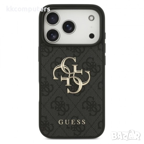 Оригинален кейс Guess Big 4G Logo Classic, За iPhone 17 Pro (6.3), Черен, снимка 2 - Калъфи, кейсове - 51825754