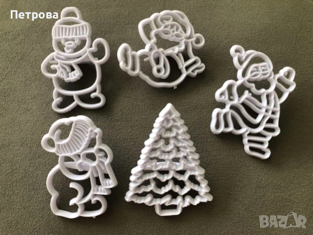 Коледни резци за щамповане - 2 модела, снимка 9 - Форми - 27417648