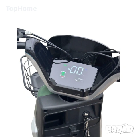 Електрически скутер GT-1000 1200W (Зелен) 2026, снимка 3 - Мотоциклети и мототехника - 53002770