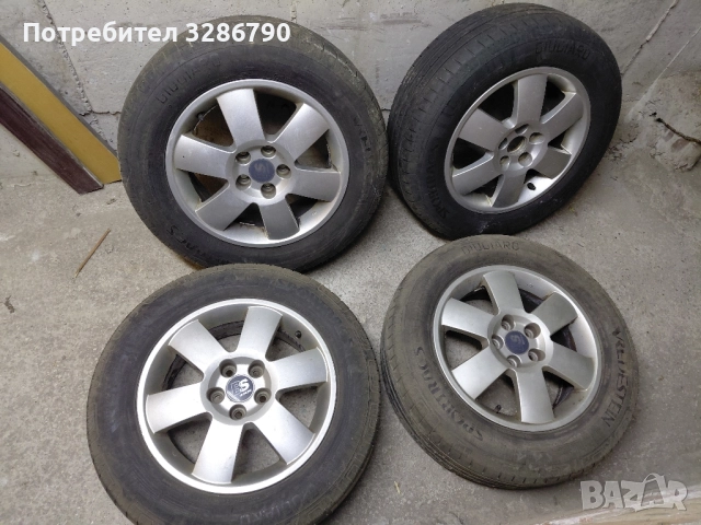 джанти 5х100мм 15цола с добри гуми 195/65/15, снимка 6 - Гуми и джанти - 50826316