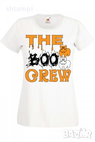 Дамска тениска The Boo Crew 2,Halloween,Хелоуин,Празник,Забавление,Изненада,Обичаи,, снимка 3 - Тениски - 38144218