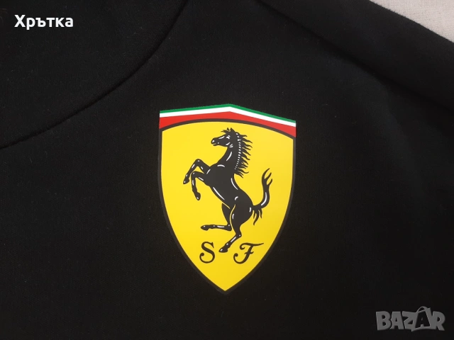 Puma x Ferrari - Оригинален мъжки суитшърт размер L, снимка 6 - Суичъри - 53392800