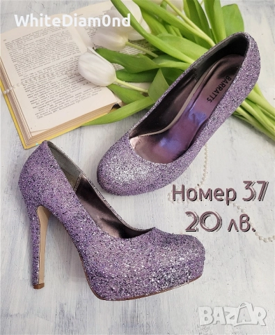 Разпродажба на дамски стилни обувки на ток на ток номер 37, снимка 3 - Дамски обувки на ток - 52357850