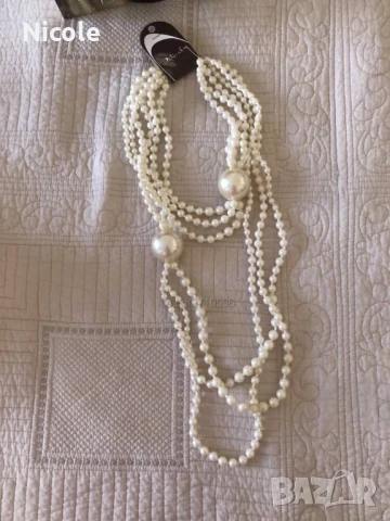 Перлено колие в оригинална опаковка, ново