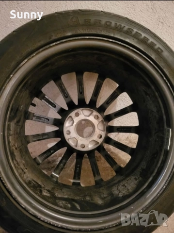 1бр. гума с джанта 225/45/17 подходяща за рез.гума, снимка 4 - Гуми и джанти - 52044590