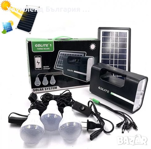 Соларна осветителна система със зарядни 10в1 става