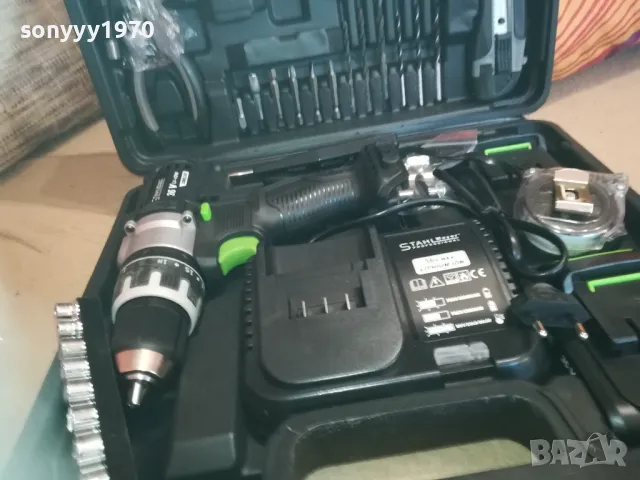 ВИНТОВЕРТ НОВ С ДВЕ БАТЕРИИ И ЗАРЯДНО 0211241930, снимка 3 - Винтоверти - 47815711