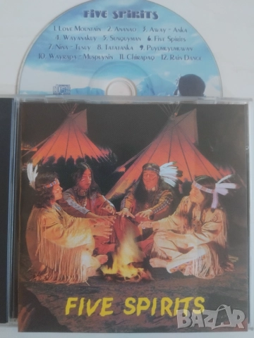 Five spirits - оригинален диск индианска музика Indian music