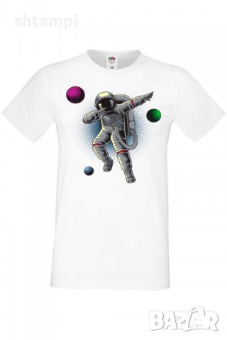Мъжка тениска Dabbing astronaut,Изненада,Повод,Подарък,Празник, снимка 12 - Тениски - 37659662