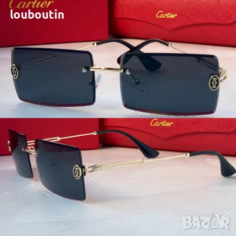 Cartier 2024 мъжки слънчеви очила дамски унисекс 3 цвята, снимка 2 - Слънчеви и диоптрични очила - 48008552