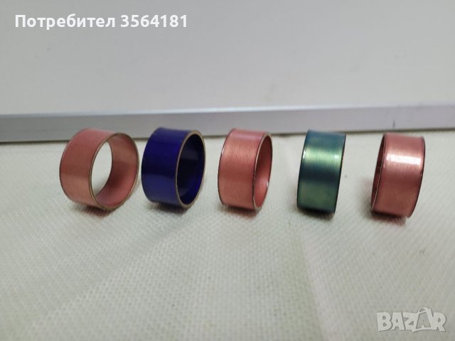 Месингови рингове за салфетки , снимка 1