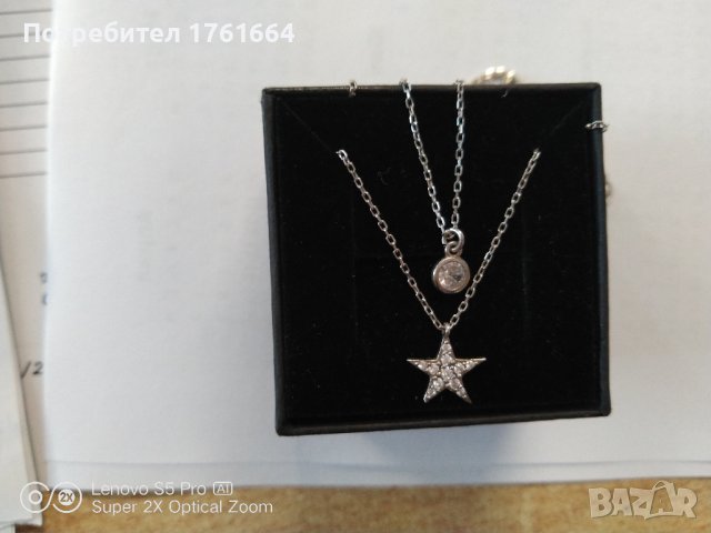 Сребърно колие , снимка 4 - Колиета, медальони, синджири - 38778199