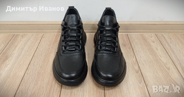 НОВИ! Мъжки обувки, естествена кожа, номер 42, снимка 2 - Ежедневни обувки - 43416458