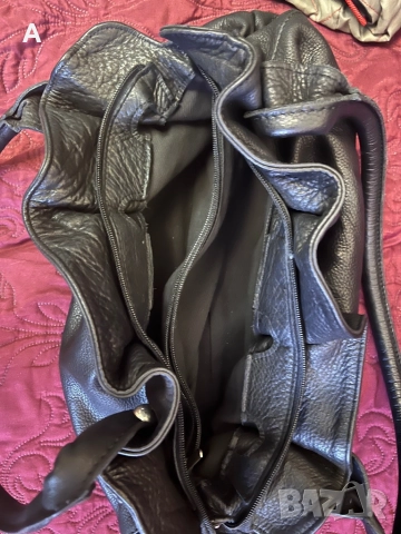 Дамска чанта естествена кожа , снимка 8 - Чанти - 39724429