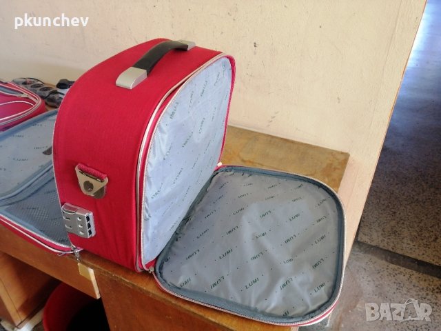 Комплект 2 броя чанти за багаж, аксесоари, козметика, снимка 4 - Куфари - 43460073