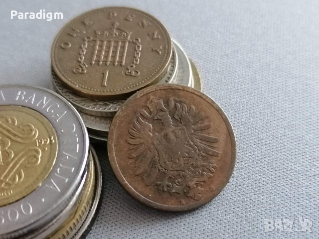 Райх монета - Германия - 2 пфенига | 1875г.; серия B, снимка 2 - Нумизматика и бонистика - 36611806