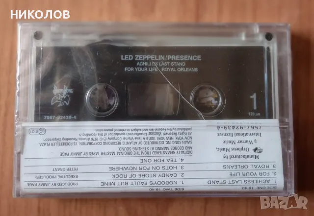 LED ZEPPELIN , снимка 2 - Аудио касети - 49153432