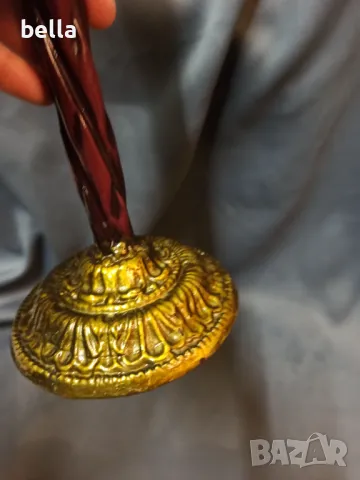 ВИСОК МЕТАЛЕН СВЕЩИК, снимка 2 - Колекции - 49313703