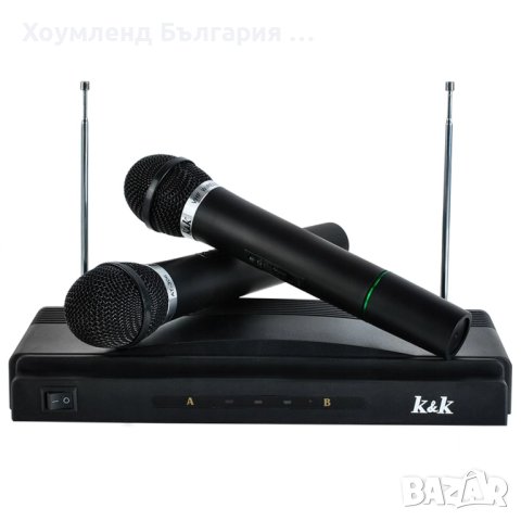 Караоке комплект с два безжични микрофона, снимка 3 - Други - 43309672